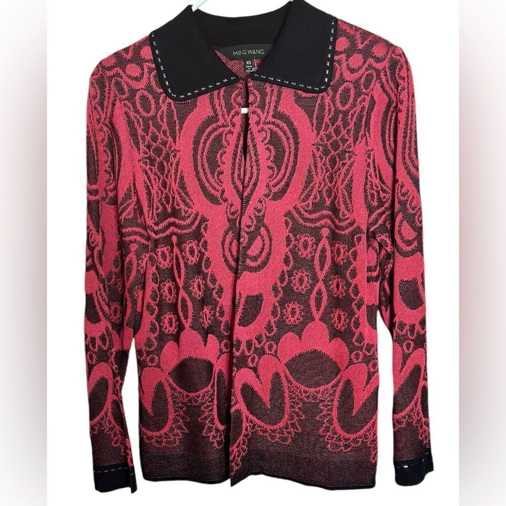 Ming Wang Tulip & Black Jacket NWT
